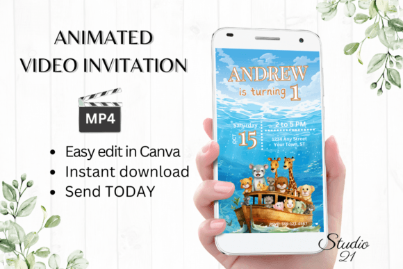 Bring the Party to Life with a Digital Jungle Birthday Invitation