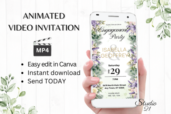Celebrate Your Engagement with a Stunning Digital Invite
