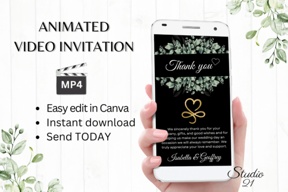 Classic Wedding Thank You W9407TU: Elegance for Every Project
