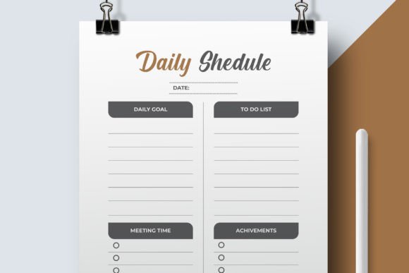Daily Planner Template Design: Your Key to an Organized Week