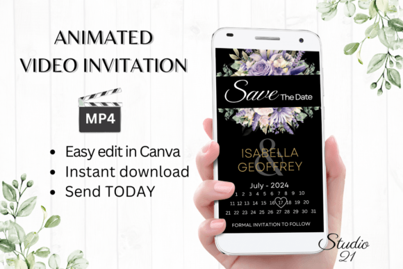 Instant Style: Mastering the Digital Save the Date W2417B