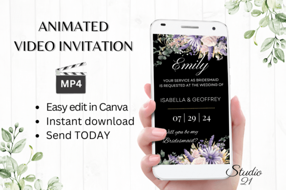Modern Proposal Ideas: The Digital Bridesmaid Ask