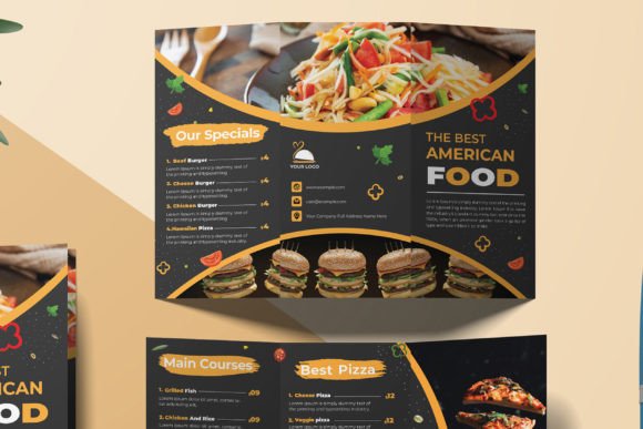 Modernizing Your Restaurant's Visual Identity with a 2023 Trifold Menu