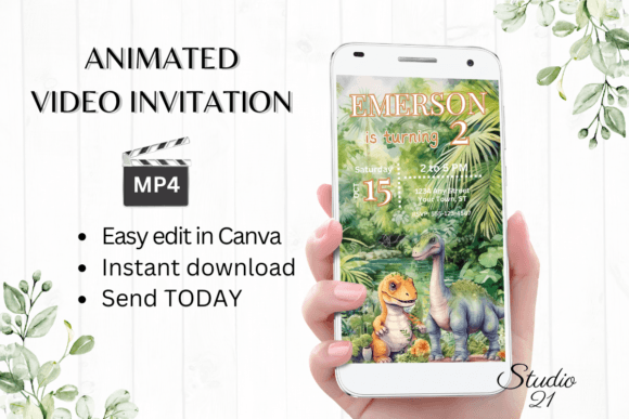 Roar! Create a Dino-Mite Animated Birthday Invite in Minutes