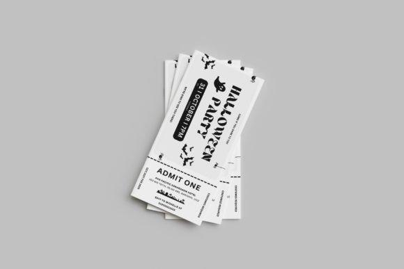 Spooky Style Made Simple: Your Halloween Ticket Template