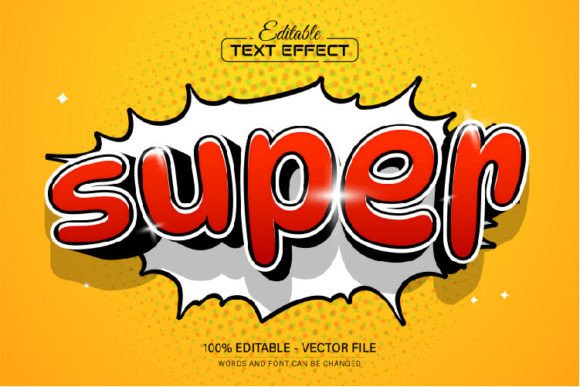 Super Pop Art Comic Text Effect Editable: A Designer's Secret Weapon